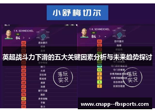 英超战斗力下滑的五大关键因素分析与未来趋势探讨 英超战斗力下滑的五大关键因素分析与未来趋势探讨
